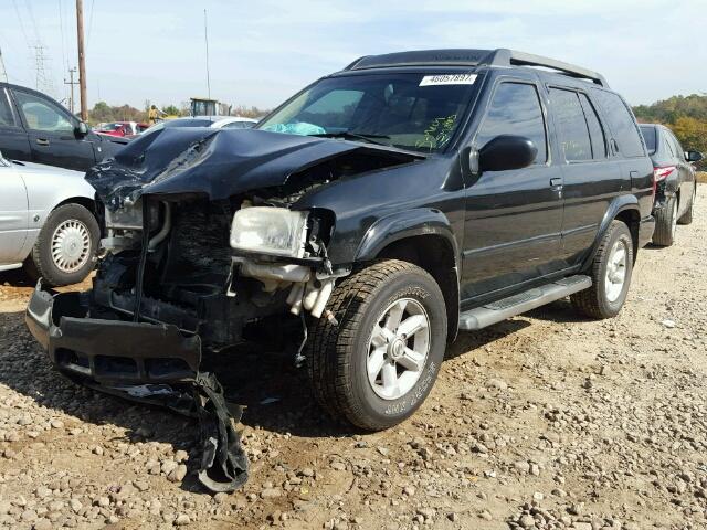 JN8DR09Y13W811800 - 2003 NISSAN PATHFINDER BLACK photo 2