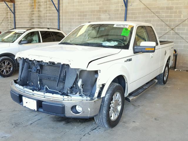 1FTRX12V09KB90840 - 2009 FORD F150 SUPER WHITE photo 2