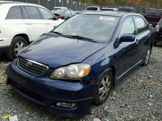 2T1BR32E26C668325 - 2006 TOYOTA COROLLA CE BLUE photo 2