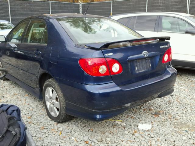 2T1BR32E26C668325 - 2006 TOYOTA COROLLA CE BLUE photo 3