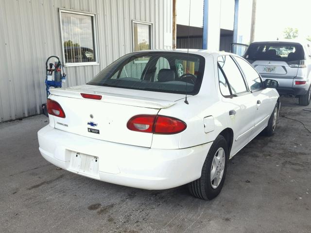 1G1JC524227234524 - 2002 CHEVROLET CAVALIER B WHITE photo 4