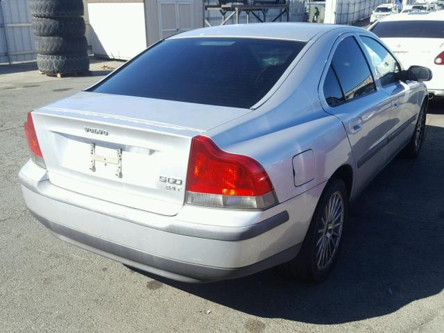 YV1RS58DX12081112 - 2001 VOLVO S60 SILVER photo 4