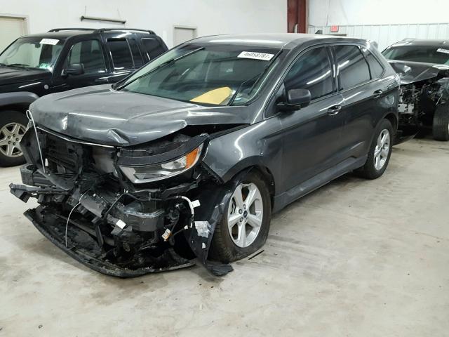 2FMPK3G97GBC58759 - 2016 FORD EDGE SE CHARCOAL photo 2