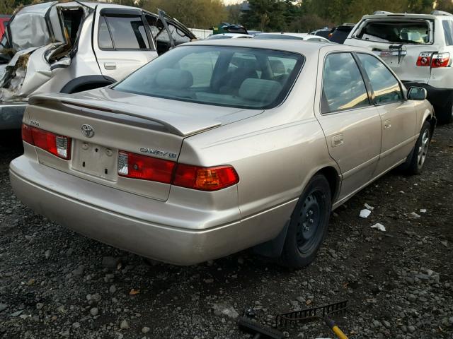 JT2BG22K210545366 - 2001 TOYOTA CAMRY CE GOLD photo 4