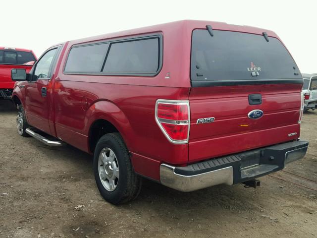 1FTMF1CM9BKD92214 - 2011 FORD F150 RED photo 3