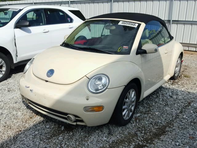 3VWCM31Y44M321997 - 2004 VOLKSWAGEN NEW BEETLE Krem foto 2