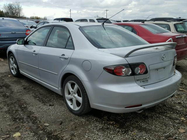 1YVHP80D565M47218 - 2006 MAZDA 6 SILVER photo 3