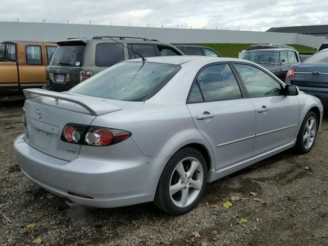 1YVHP80D565M47218 - 2006 MAZDA 6 SILVER photo 4