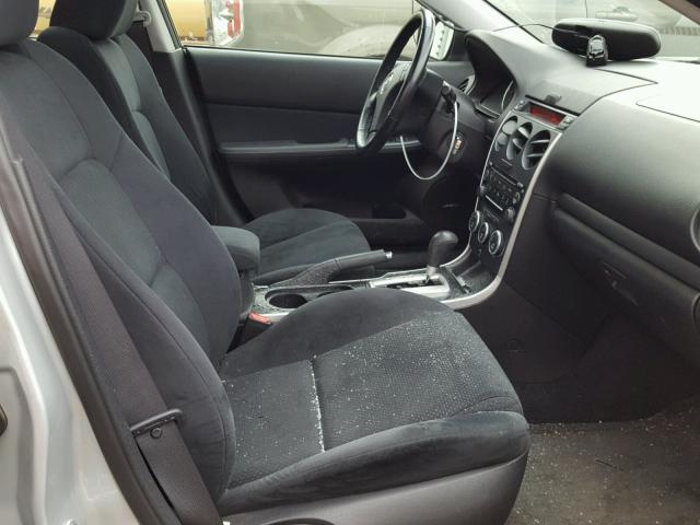 1YVHP80D565M47218 - 2006 MAZDA 6 SILVER photo 5