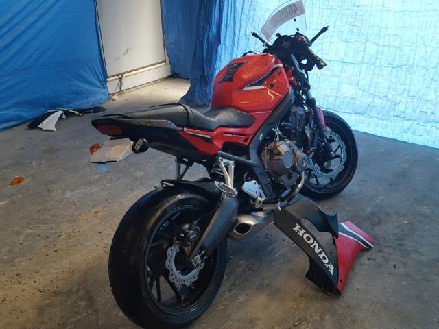 MLHRC7408J5400262 - 2018 HONDA CBR650 F RED photo 4