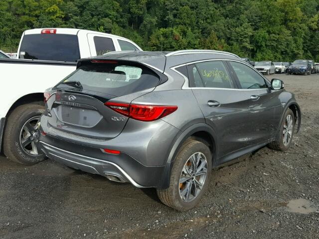 SJKCH5CR8HA032887 - 2017 INFINITI QX30 BASE GRAY photo 4