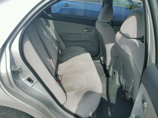 KNAFE121085493231 - 2008 KIA SPECTRA EX SILVER photo 6