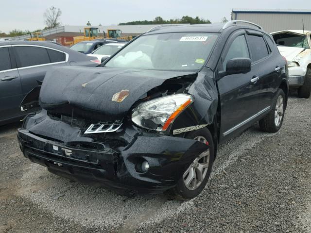 JN8AS5MT8CW253556 - 2012 NISSAN ROGUE S BLACK photo 2