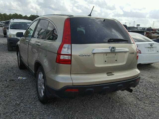 5J6RE48757L801754 - 2007 HONDA CR-V EXL GOLD photo 3