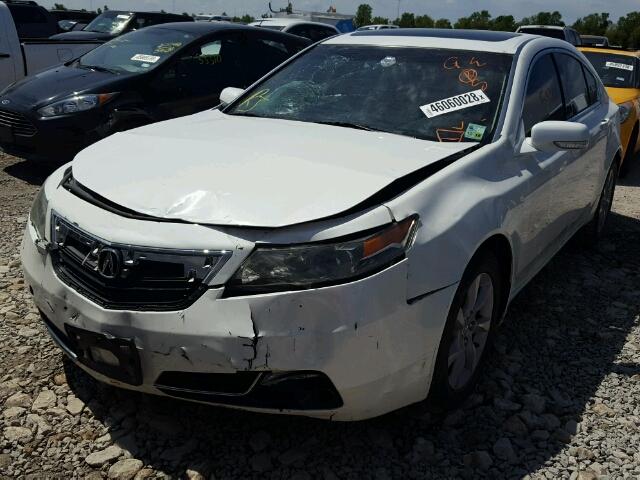 19UUA8F50DA013431 - 2013 ACURA TL TECH WHITE photo 2