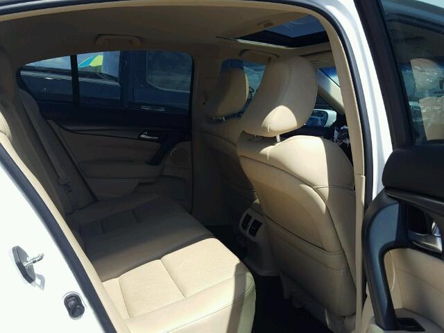 19UUA8F50DA013431 - 2013 ACURA TL TECH WHITE photo 6