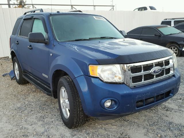 1FMCU03108KD22932 - 2008 FORD ESCAPE XLT BLUE photo 1