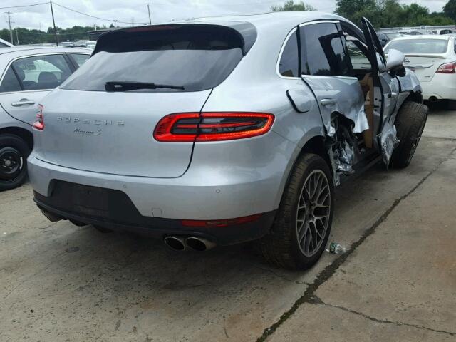 WP1AB2A56GLB47368 - 2016 PORSCHE MACAN S SILVER photo 4