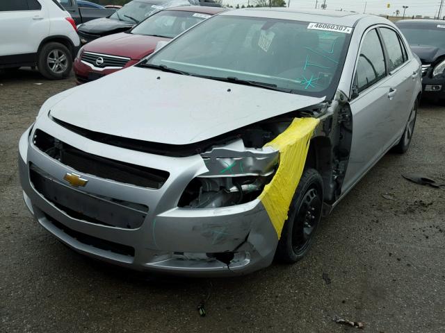 1G1ZJ57B394176984 - 2009 CHEVROLET MALIBU 2LT SILVER photo 2