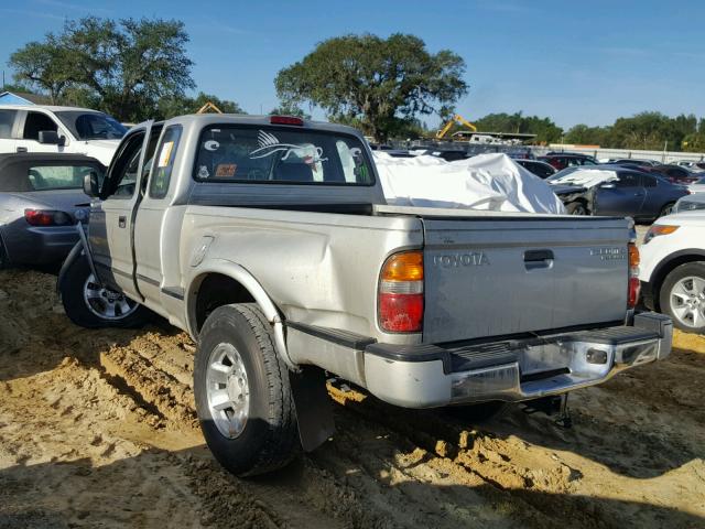 5TESM92N81Z878335 - 2001 TOYOTA TACOMA XTR GRAY photo 3