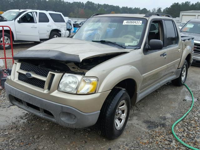 1FMZU67E81UA27002 - 2001 FORD EXPLORER S GOLD photo 2