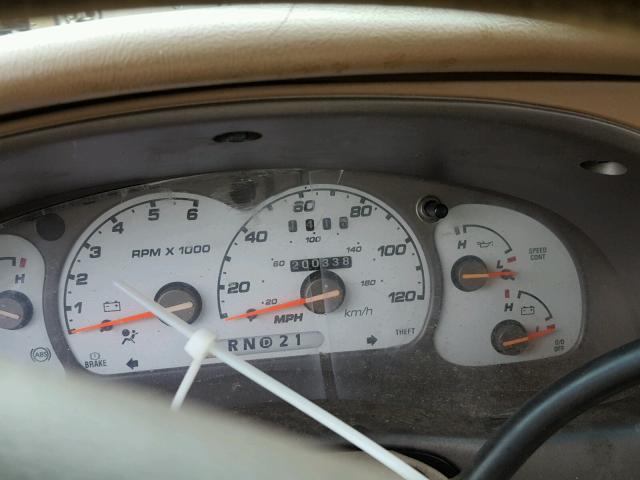 1FMZU67E81UA27002 - 2001 FORD EXPLORER S GOLD photo 8