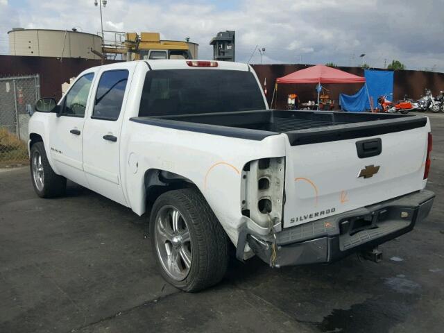 2GCEC13JX81189215 - 2008 CHEVROLET SILVERADO WHITE photo 3