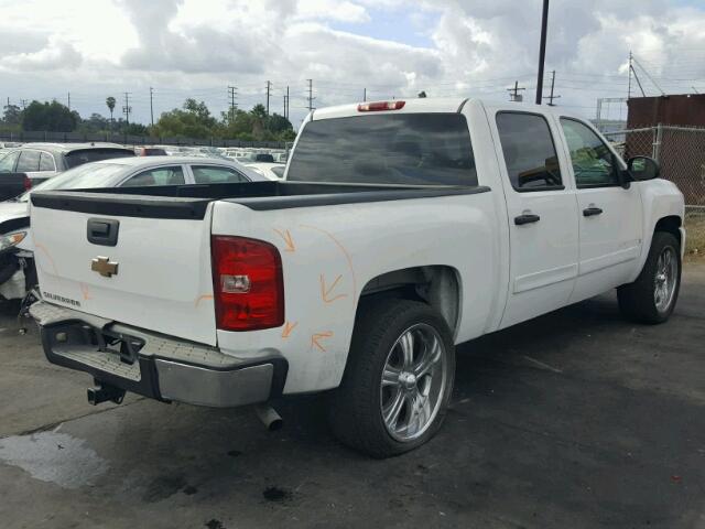 2GCEC13JX81189215 - 2008 CHEVROLET SILVERADO WHITE photo 4