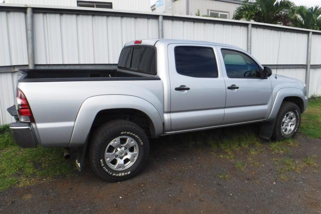 5TFLU4EN5CX045167 - 2012 TOYOTA TACOMA DOU SILVER photo 4