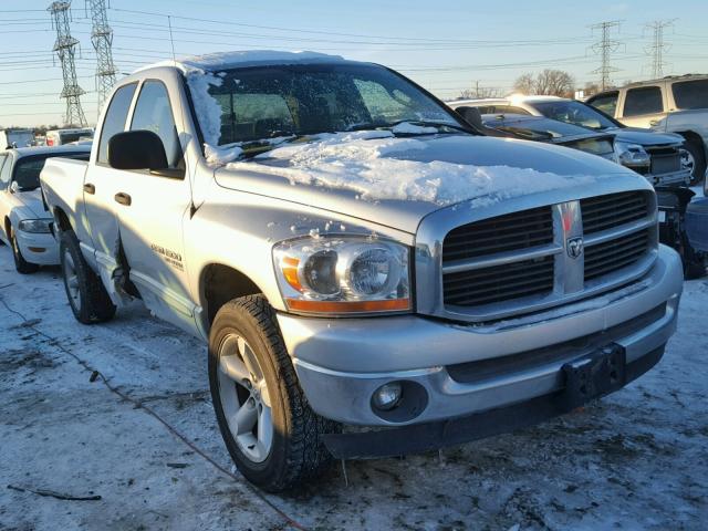 1D7HU18N06S700486 - 2006 DODGE RAM 1500 S SILVER photo 1