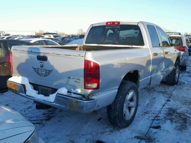 1D7HU18N06S700486 - 2006 DODGE RAM 1500 S SILVER photo 4