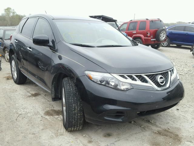 JN8AZ1MU0EW421450 - 2014 NISSAN MURANO S BLACK photo 1