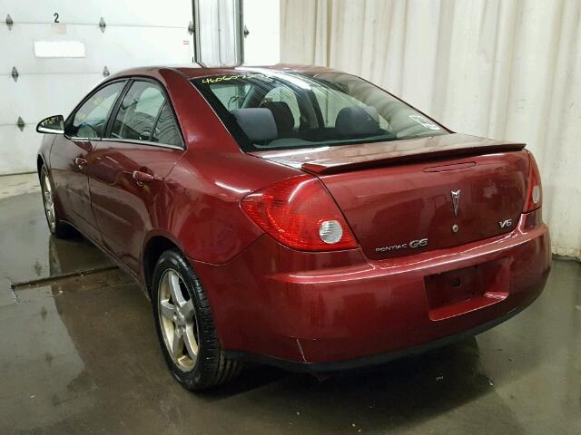 1G2ZG57N684193488 - 2008 PONTIAC G6 BASE MAROON photo 3