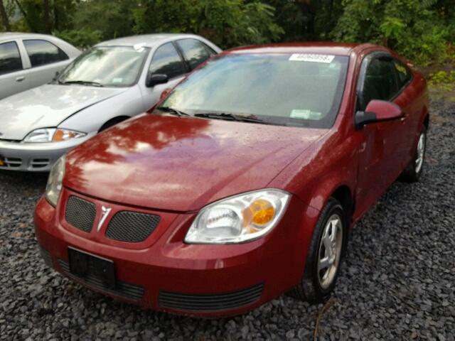 1G2AL15F277292271 - 2007 PONTIAC G5 RED photo 2