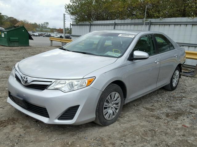 4T1BF1FK8DU295770 - 2013 TOYOTA CAMRY L SILVER photo 2