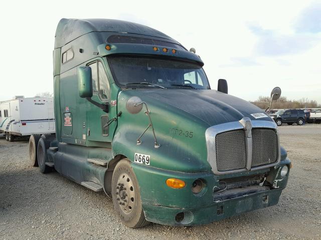 1XKTD29X5WJ760669 - 1998 KENWORTH CONSTRUCTI GREEN photo 1