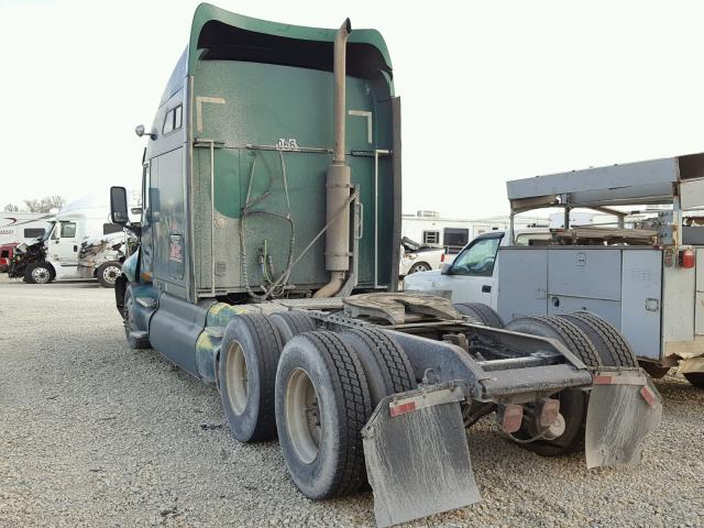 1XKTD29X5WJ760669 - 1998 KENWORTH CONSTRUCTI GREEN photo 3