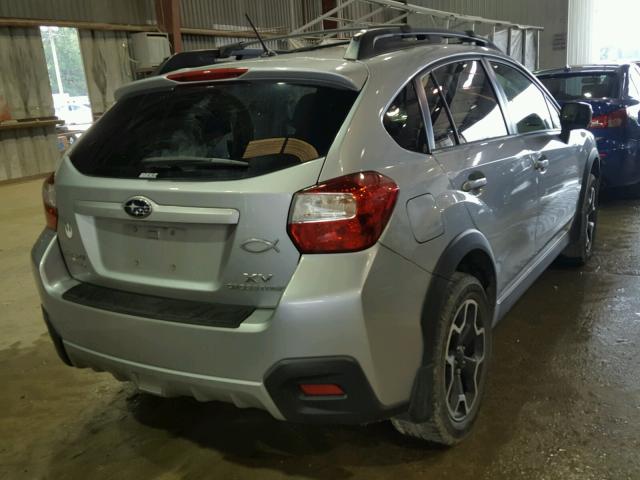 JF2GPAVC8D2216466 - 2013 SUBARU XV CROSSTR SILVER photo 4