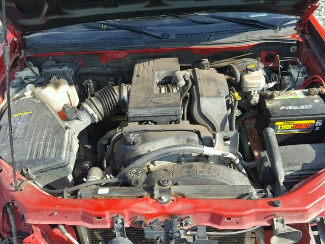 1GTDS136X68221407 - 2006 GMC CANYON RED photo 7