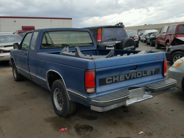 1GCCS19Z4P8151711 - 1993 CHEVROLET S TRUCK S1 BLUE photo 3