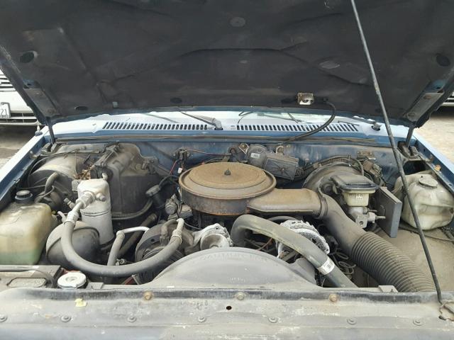 1GCCS19Z4P8151711 - 1993 CHEVROLET S TRUCK S1 BLUE photo 7