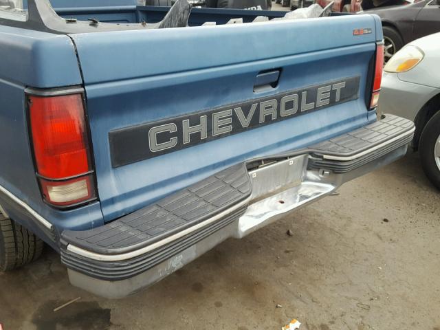 1GCCS19Z4P8151711 - 1993 CHEVROLET S TRUCK S1 BLUE photo 9