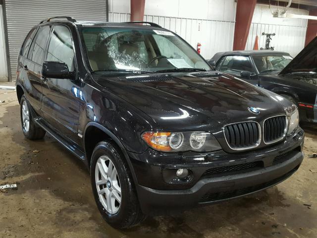 5UXFA135X4LU36801 - 2004 BMW X5 BLACK photo 1