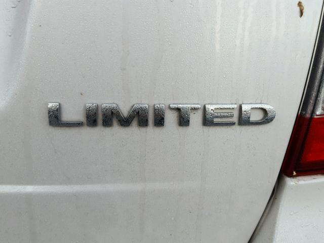 2FMDK3KC6DBB20261 - 2013 FORD EDGE LIMIT WHITE photo 9