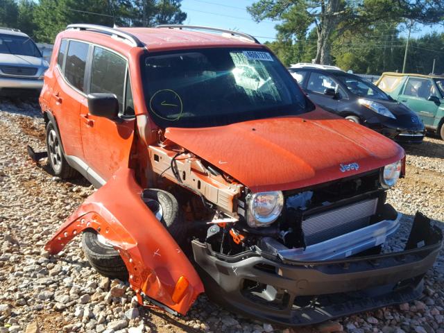 ZACCJBAB2JPH29988 - 2018 JEEP RENEGADE S ORANGE photo 1