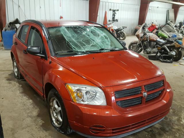 1B3HB28B97D408287 - 2007 DODGE CALIBER ORANGE photo 1