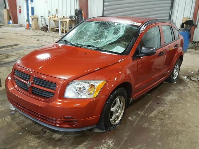 1B3HB28B97D408287 - 2007 DODGE CALIBER ORANGE photo 2