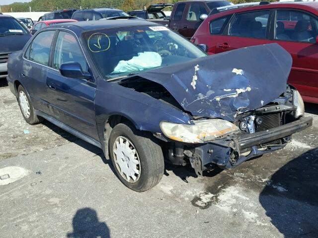 1HGCG56432A117554 - 2002 HONDA ACCORD LX BLUE photo 1