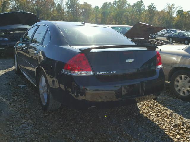 2G1WC5E30C1230026 - 2012 CHEVROLET IMPALA LTZ BLACK photo 3