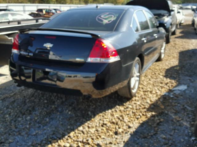 2G1WC5E30C1230026 - 2012 CHEVROLET IMPALA LTZ BLACK photo 4